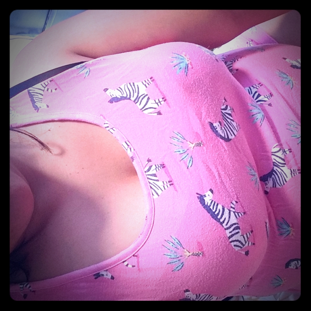 Zebra tank top